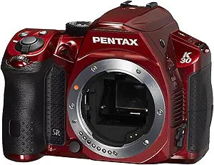 Pentax K-30 16MP Digital SLR Crystal Red Camera — main product image