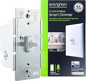 GE 14295 Z-Wave Plus Smart Dimmer Alexa Google Compatible