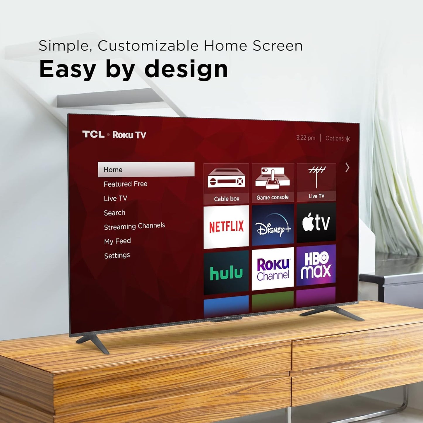 TCL 85S455 85-Inch 4K UHD Smart Roku TV