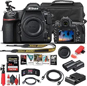 Nikon 1585 D850 DSLR Camera Body Bundle