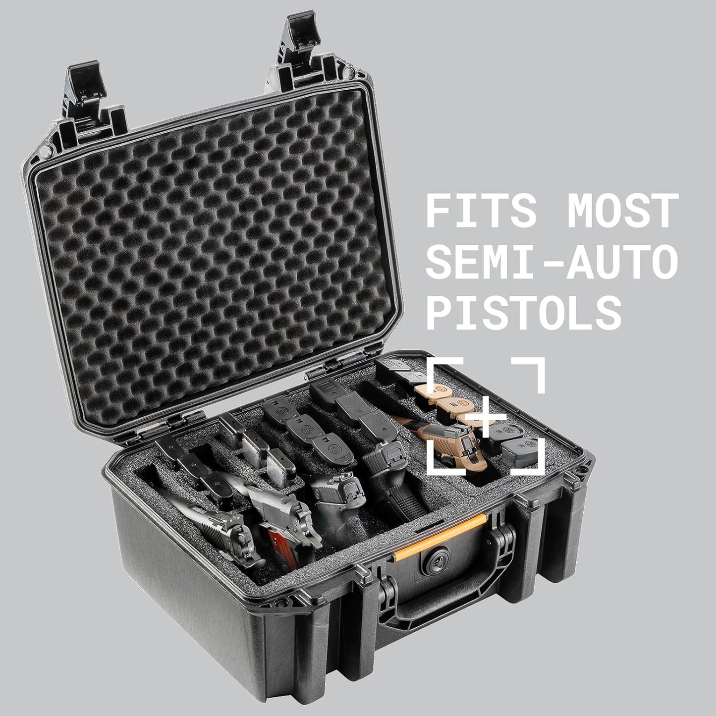 Pelican Vault Pistol Case - Pre-Cut Foam - Custom