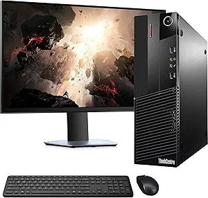 Lenovo ThinkCentre M93P SFF Desktop PC 19in Monitor Renewed