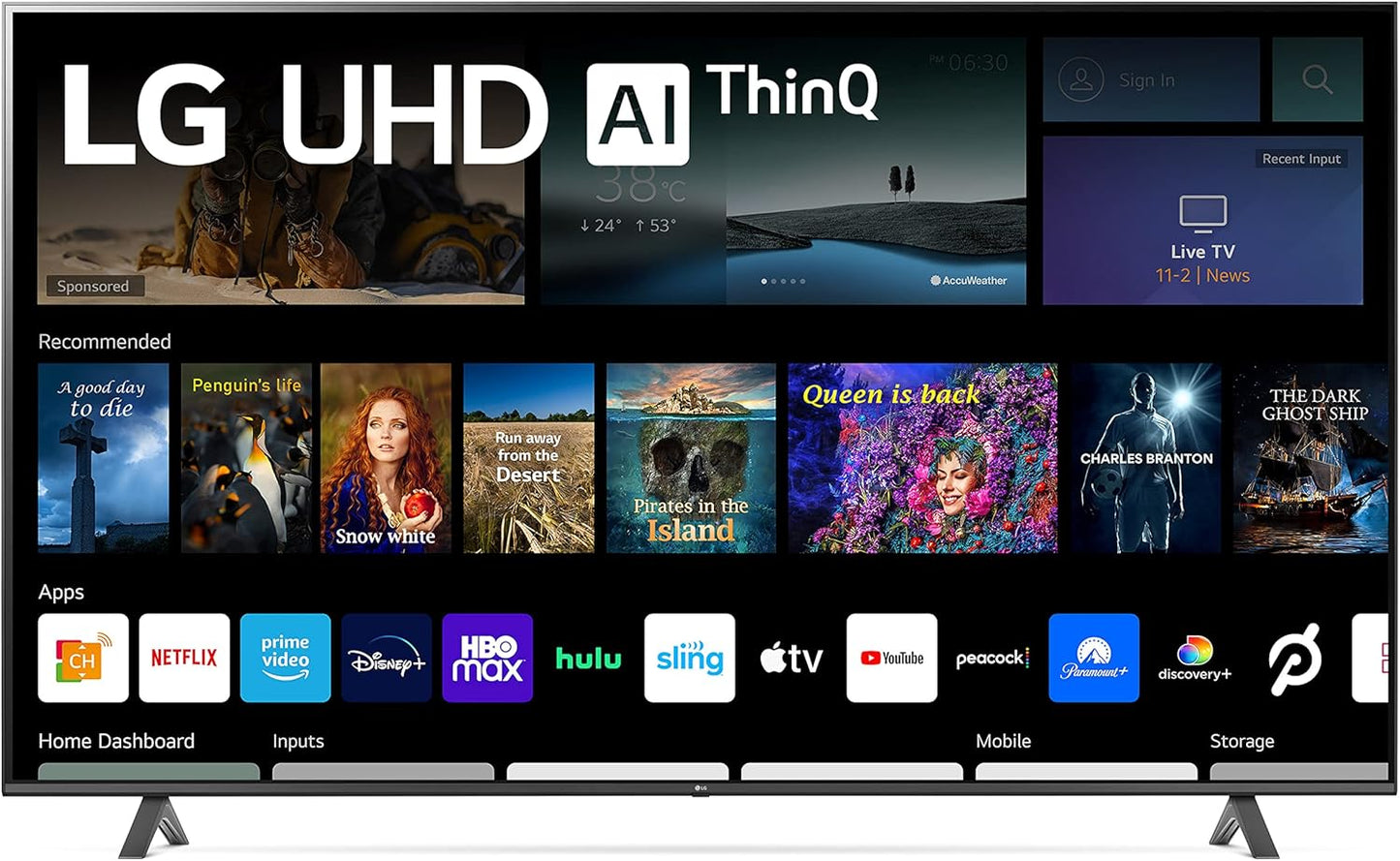 LG 70UQ9000PUD 70-Inch 4K UHD Smart LED TV (2022)