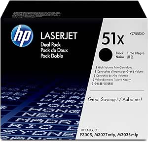 HP Q7551XD 51X Toner Cartridge - High Yield Black - DISCONTINUED