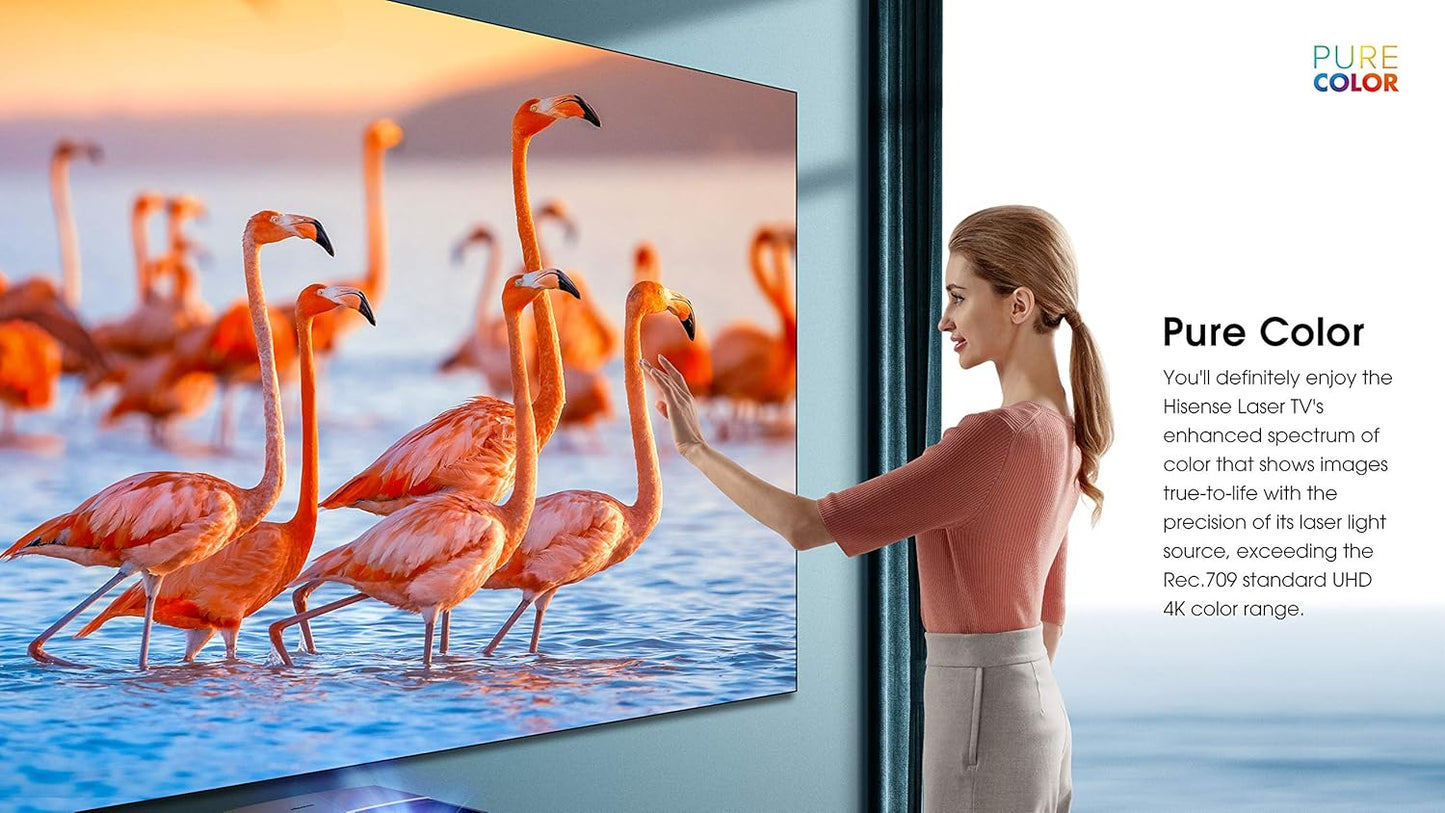 Hisense 100L5F 100-Inch 4K UHD Android Smart Laser TV