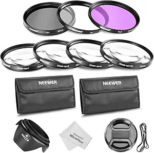 Neewer 10083567@@##3 52mm Lens Filter Macro Accessory Kit