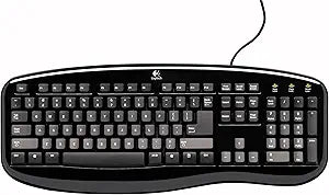 Logitech 967654-0403 Classic Wired Keyboard