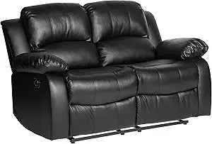 Lexicon S189700BLK-2 Baluze Double Reclining Loveseat — main product image