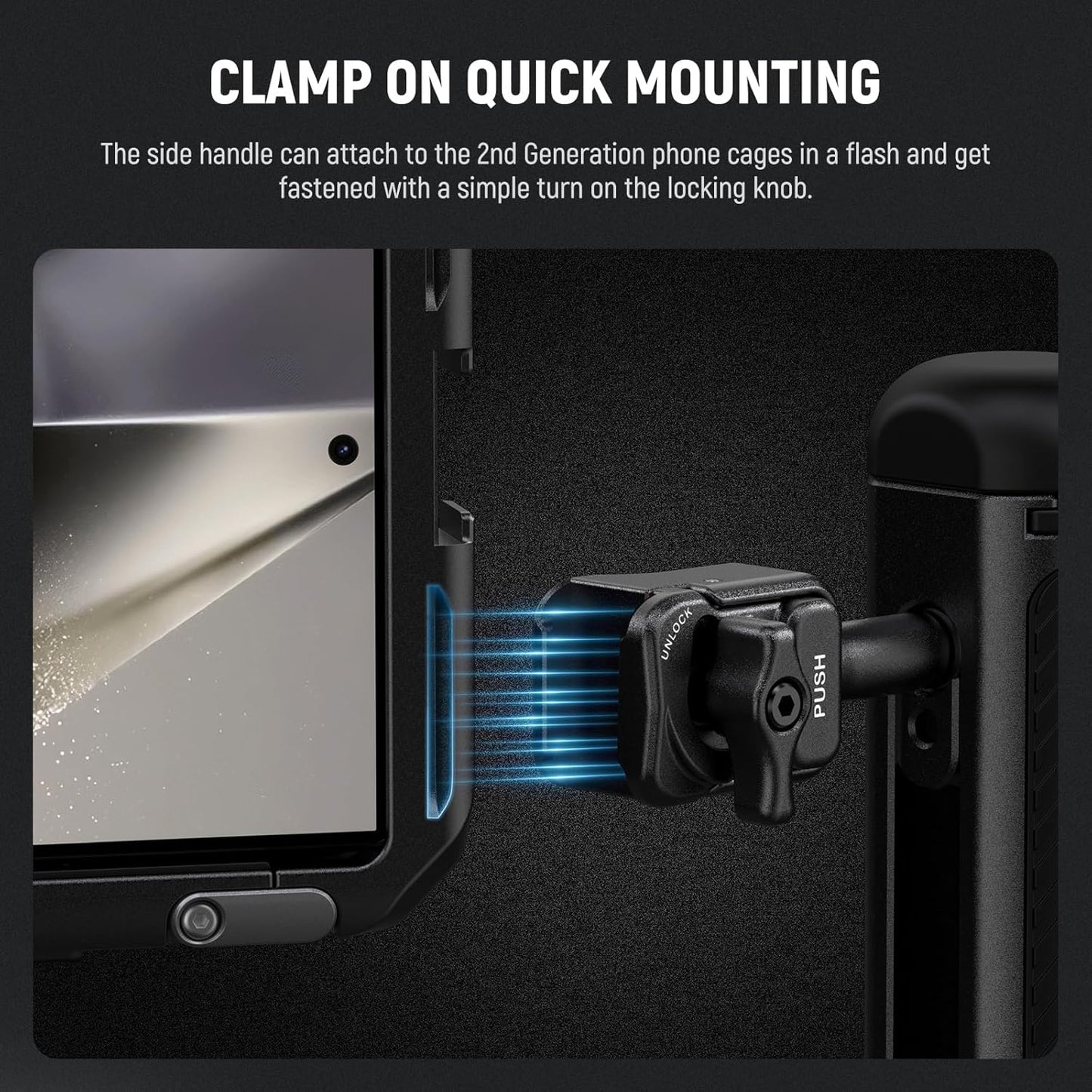 Neewer PA045B Quick Release Phone Cage Handle