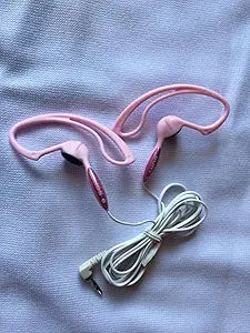 Sony MDRJ10/LTPNK: Clip Style Headphones - Pink