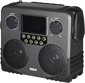 RCA RCAEP700WR Jobsite Radio Solar & Bluetooth Gray — main product image
