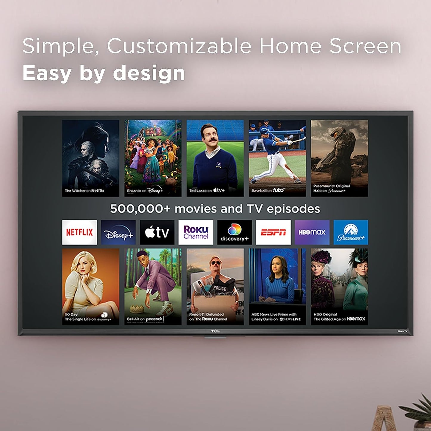 TCL 40S355 40" Class 3-Series Full HD 1080p Roku Smart TV