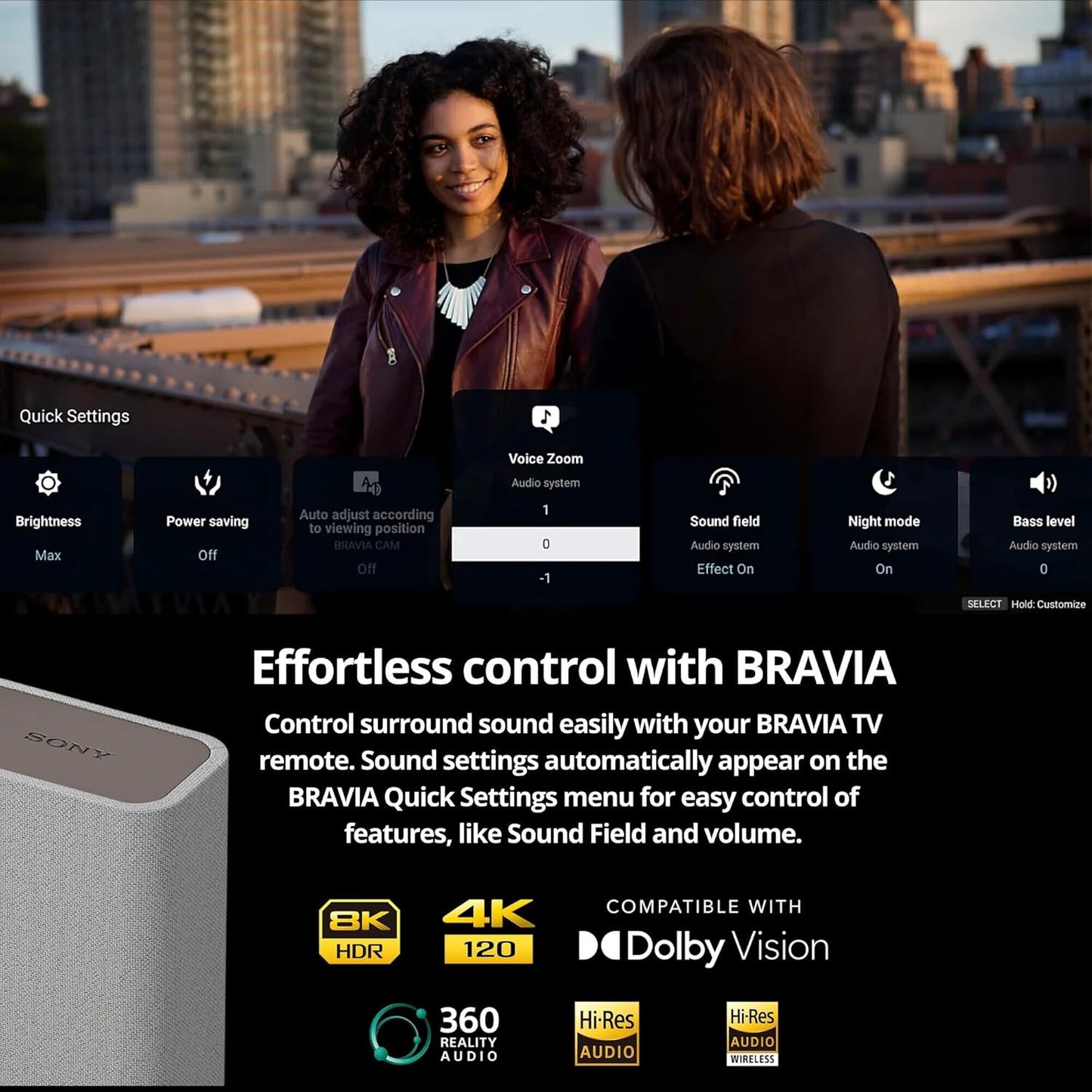 Sony BRAVIA Theater Quad Wireless Surround System Bundle