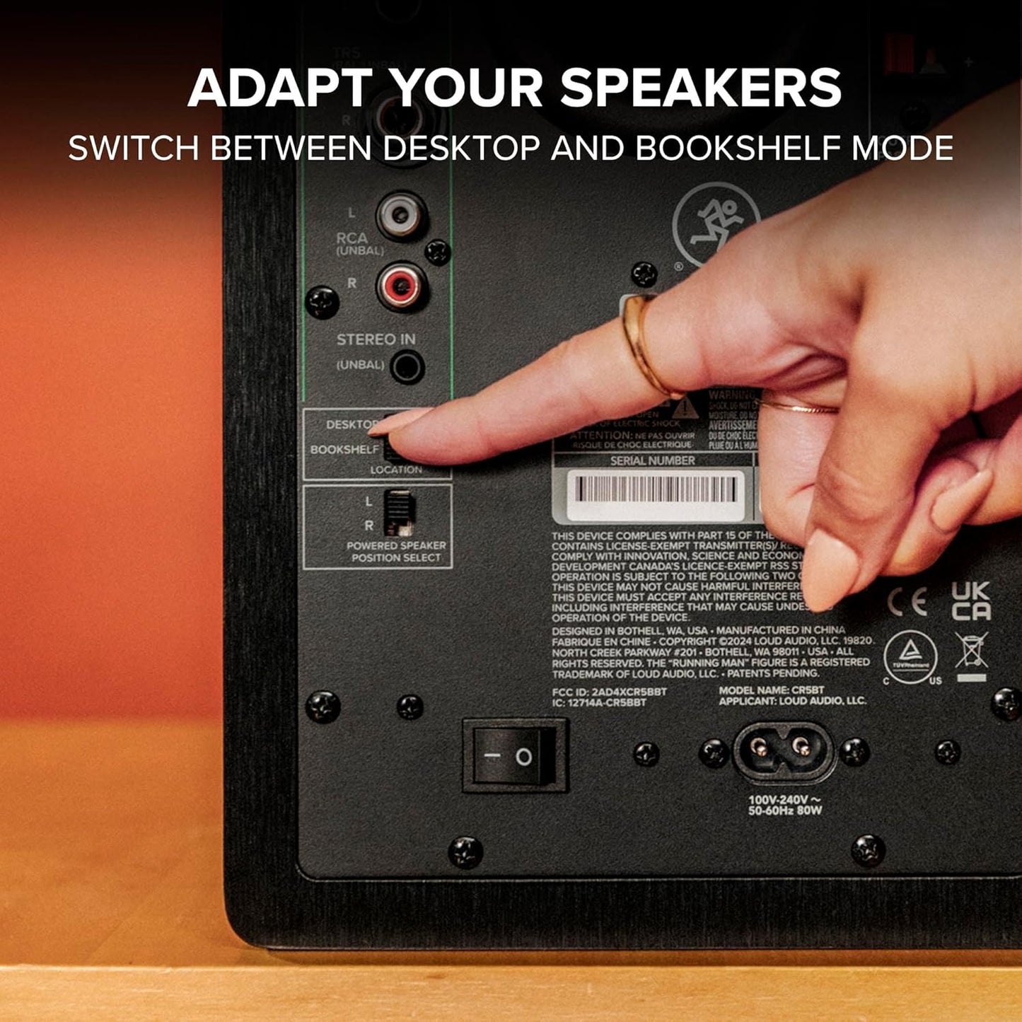 Mackie 2056261-00 CR4.5 4.5-inch Powered Studio Monitors - Pair