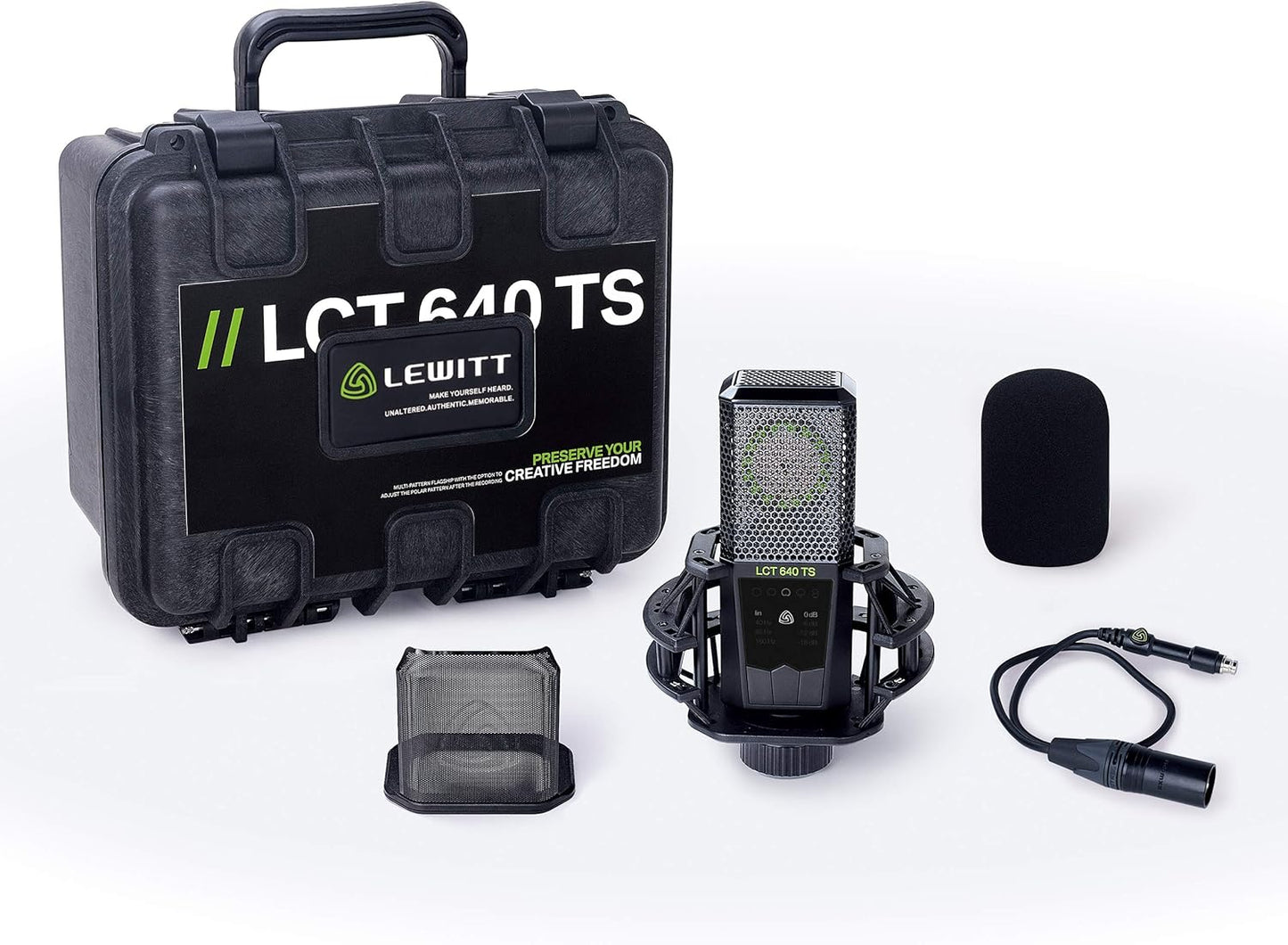 Lewitt AMS-LCT-640-TS Multi-Pattern Condenser Microphone Kit