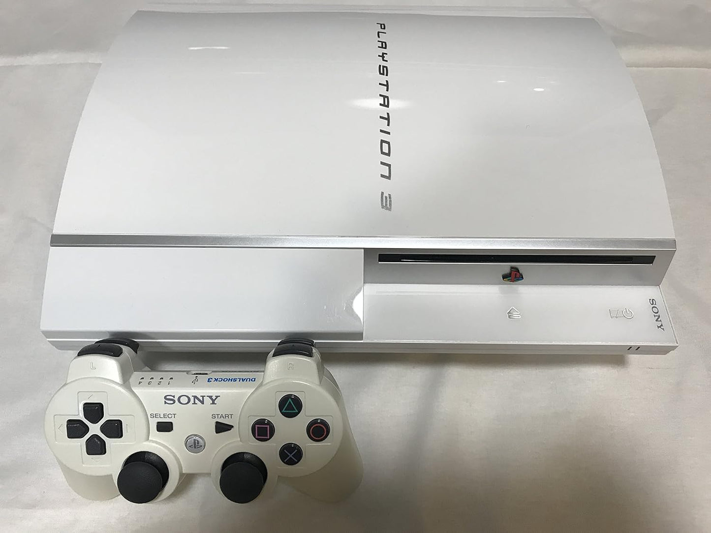 Sony 15762541 PlayStation 3 Ceramic White Console