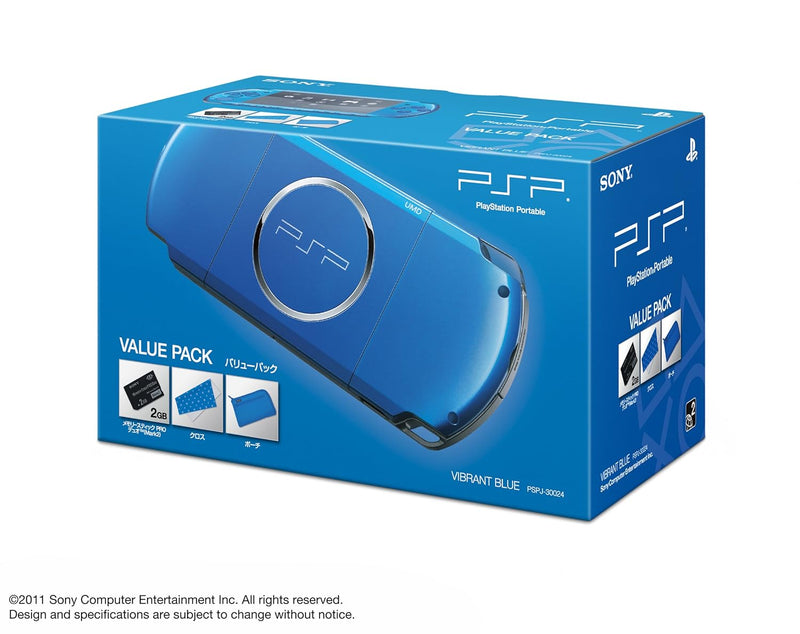 Sony PSP-3000 Vibrant Blue Japan Import Console — main product image