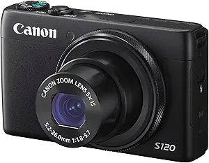 Canon PSS120(BK) PowerShot Digital Camera - Black — main product image