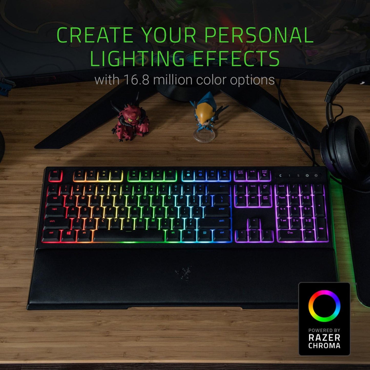 Razer RZ03-02040200-R3U1 Ornata Chroma Keyboard Renewed