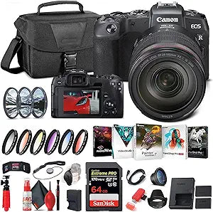 Canon 3380C012 EOS RP Mirrorless Camera 24-105mm Lens Bundle Renewed