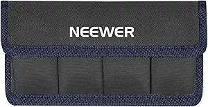 Neewer 10090750 DSLR Battery Bag Holder (Blue)