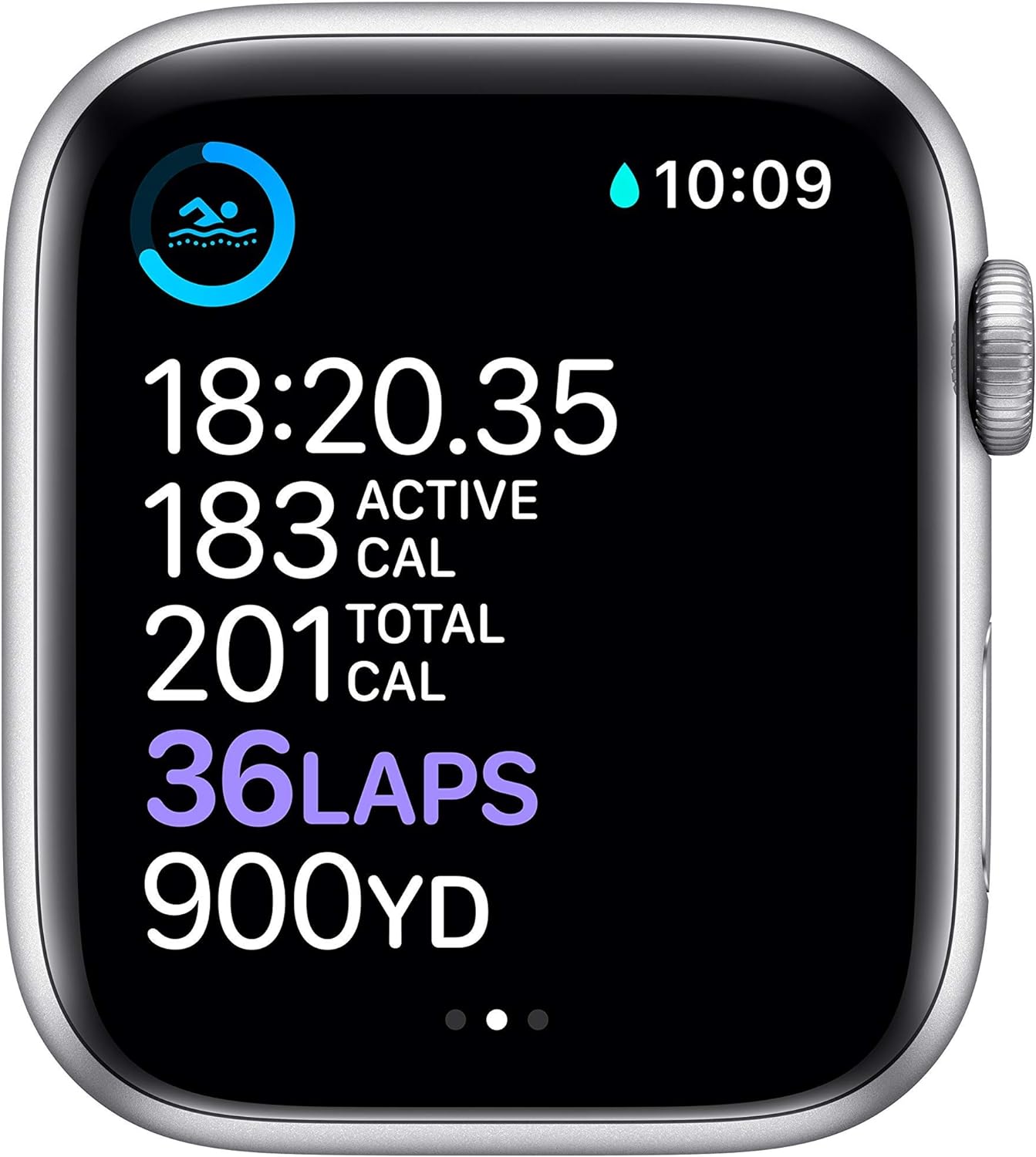 Apple Series 6 44mm GPS Silver Aluminum Renewed