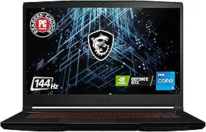MSI GF6311263 15.6" 144Hz i5 RTX 3050 Gaming Laptop
