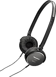 Panasonic RP-HC101-K Stereo Headphones - Black (Japan Import)
