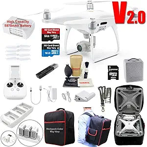 DJI Phantom 4 PRO V2.0 4K Camera Drone Bundle