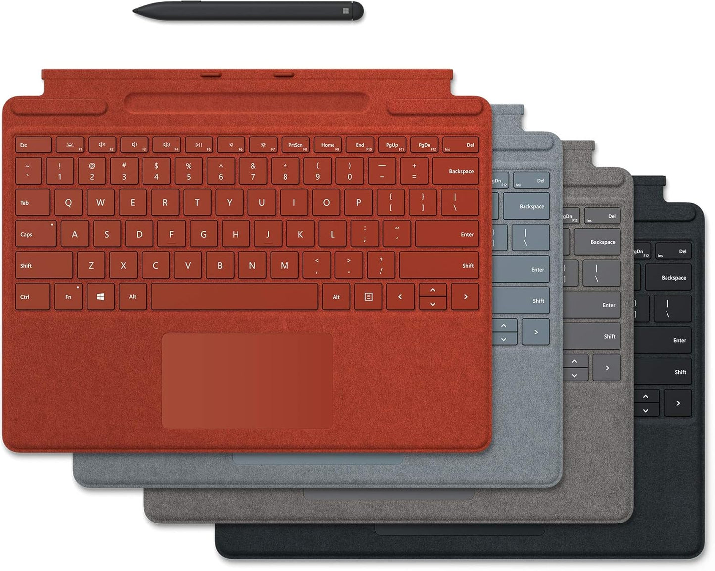 Microsoft 25O-00021 Surface Pro X Keyboard Poppy Red