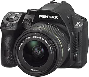 Pentax 15715 K30 DSLR 18-55mm Weather Resistant Lens