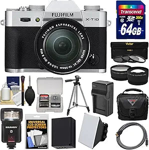 Fujifilm X-T10 16-50mm Lens Camera Bundle