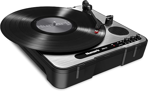 Numark PT01USB Portable Vinyl Record Player USB