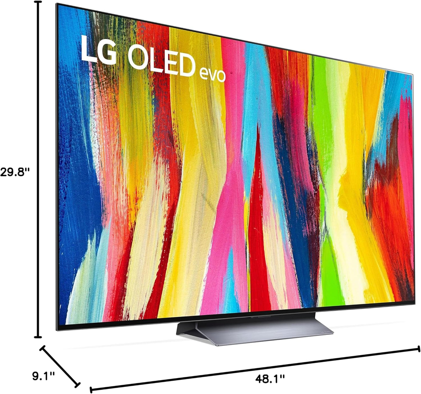 LG C2 Series OLED 55" 4K Smart TV Alexa Built-in + Coverage