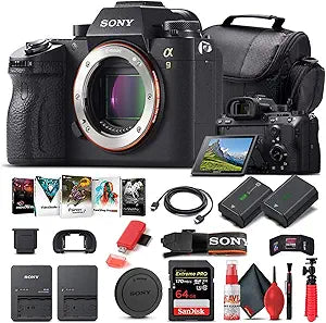 Sony ILCE9/B Alpha a9 Mirrorless Camera Bundle Renewed