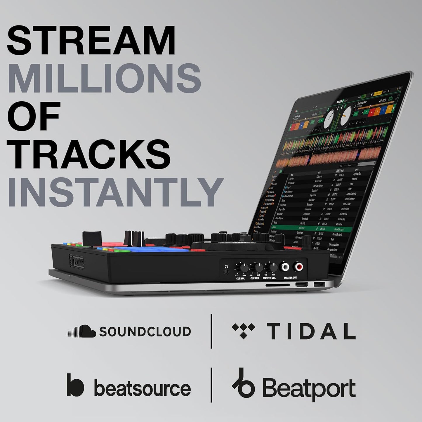 Reloop AMS-READY Serato DJ Controller Compact