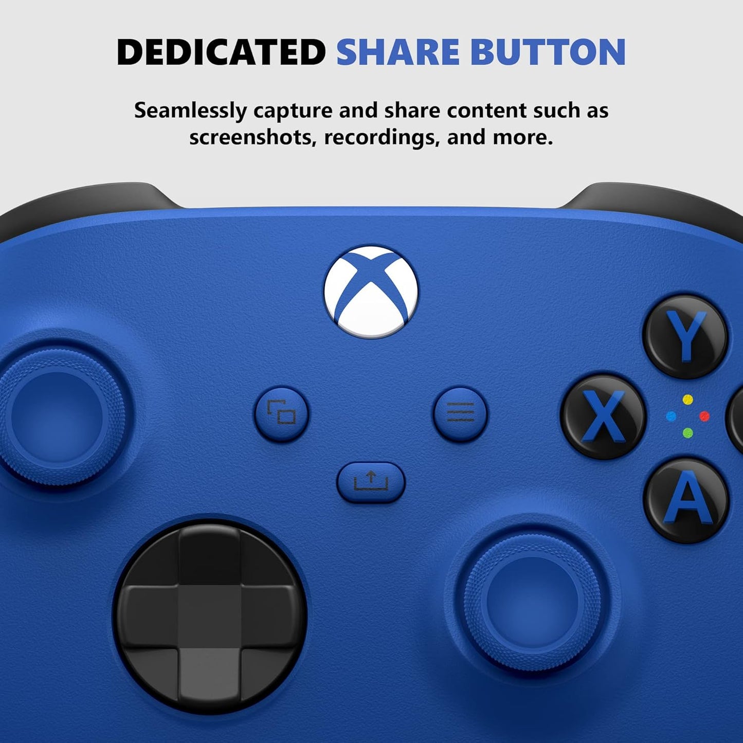 Microsoft QAU-00065 Xbox Wireless Controller - Shock Blue