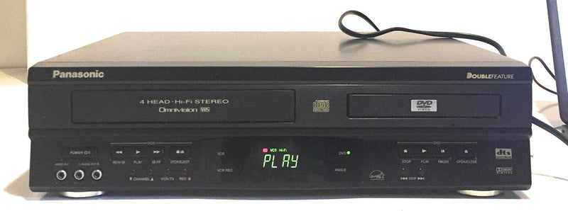 Panasonic PV-D4742 DVD/VCR Combo Player - Black — main product image