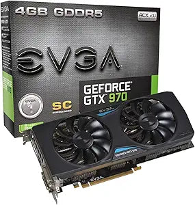 EVGA 04G-P4-2977-KR GTX 970 SC+ Gaming Graphics Card