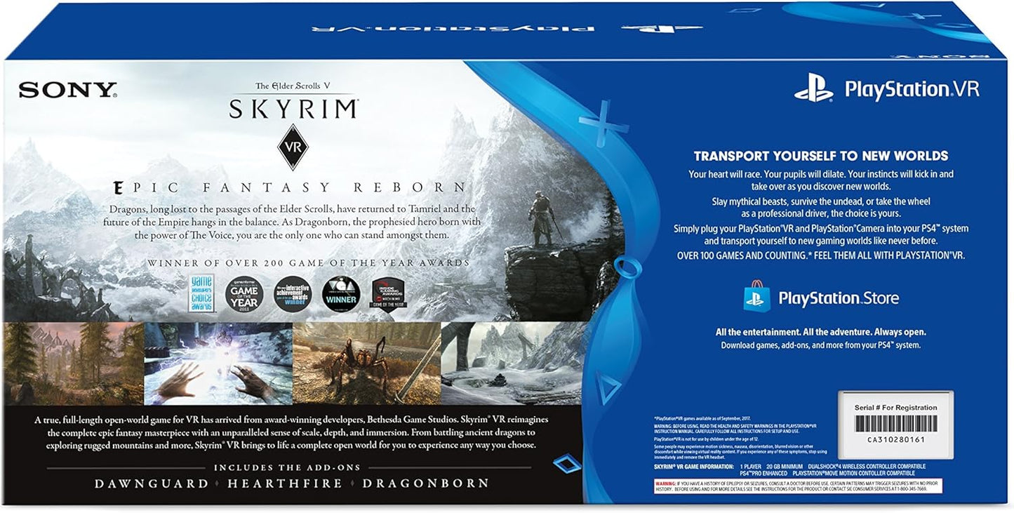 Sony CUH-ZVR2 PlayStation VR Skyrim Renewed Bundle