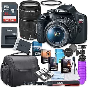 Canon EOS Rebel T7 DSLR Camera Bundle Renewed