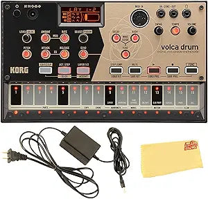 Korg VOLCADRUM-COMBO-DLX Digital Percussion Synth Bundle