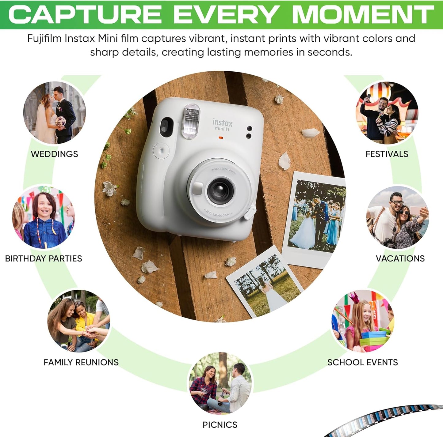 Fujifilm instaxminitwin Mini Instant Film 40 Exposures