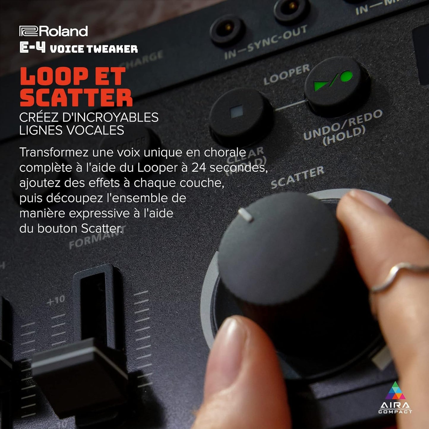 Roland E-4 AIRA Voice Tweaker Vocal Performance Tool