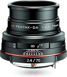 Pentax 2530000242 HD PENTAX-DA 70mm F2.4 Limited Lens - Black