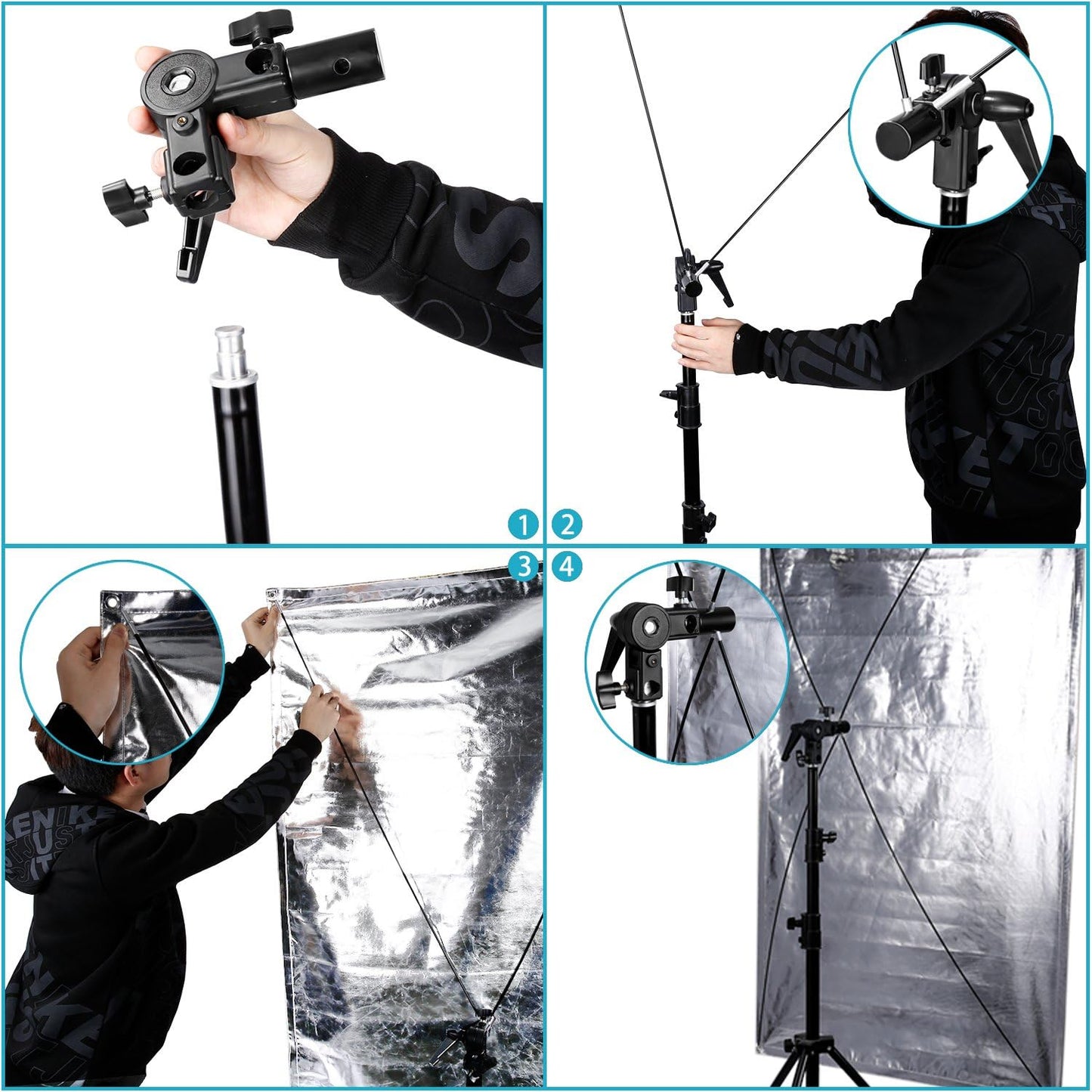 Neewer 10081497@@##2 35"x70" Photo Reflector Panel Kit