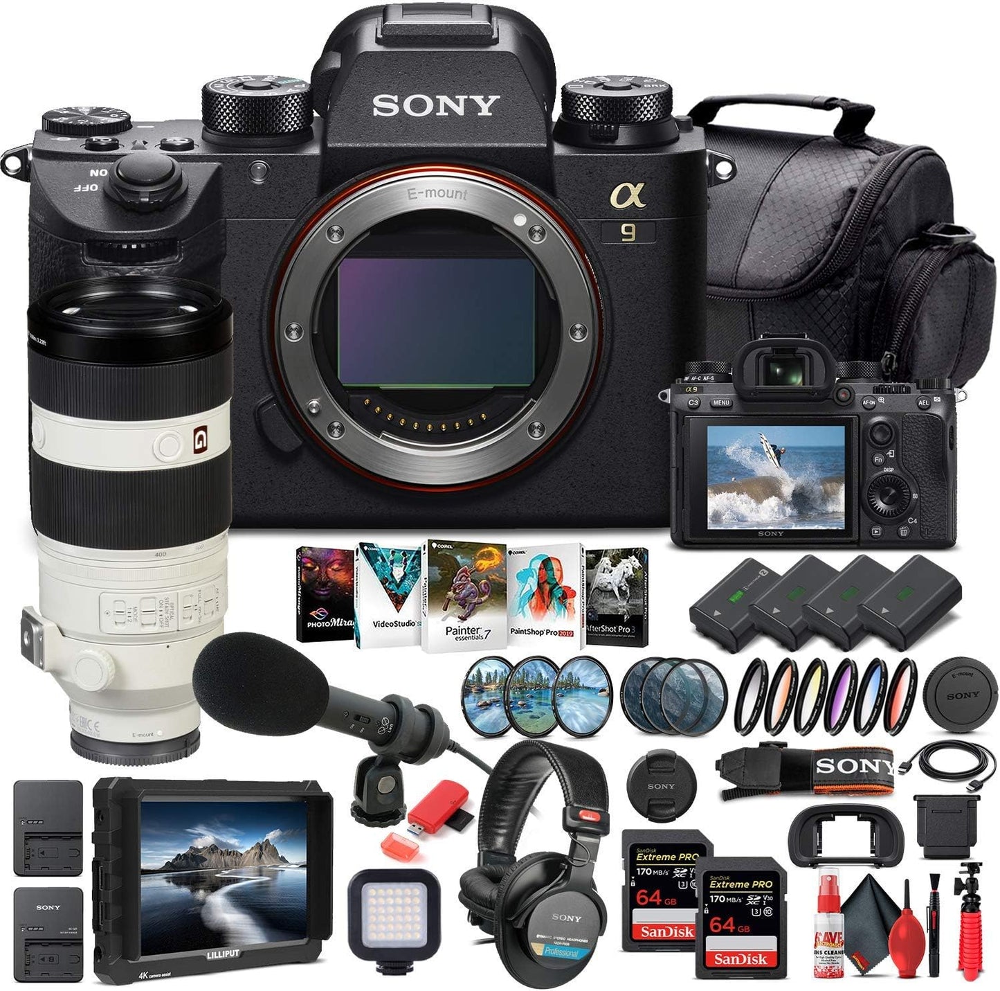Sony a9 Full-Frame Mirrorless Camera Bundle (Renewed)