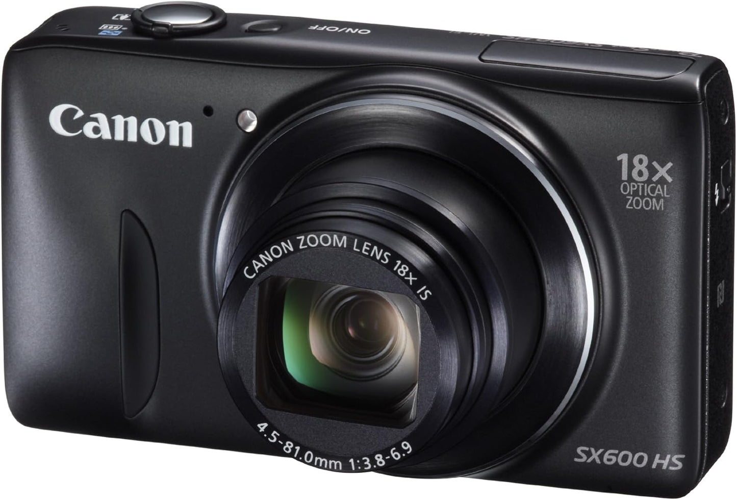 Canon PowerShot SX600 HS 9340B001 16MP Camera - Black