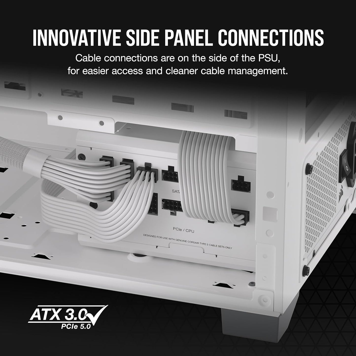 Corsair CP-9020274-NA RM850x Shift 850W White PSU