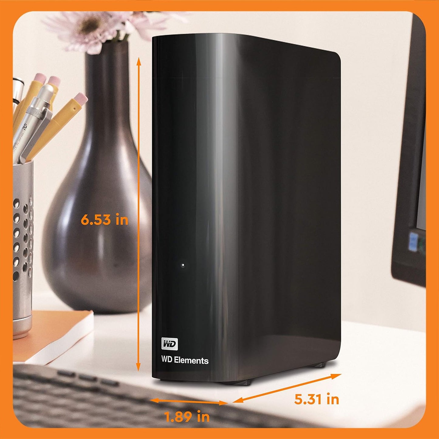 Western Digital WDBWLG0200HBK-NESN 22TB Elements Desktop HDD